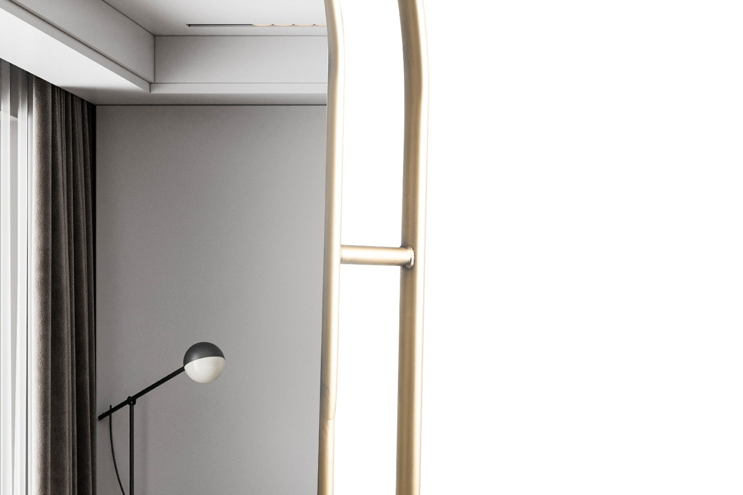 M1402 Spiegel Mit Metallrahmen