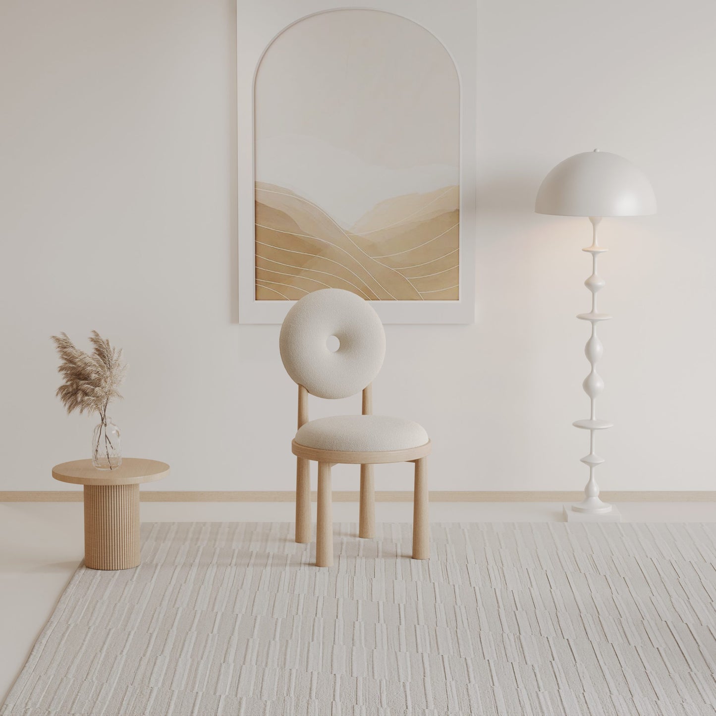 C0111 Stuhl mit runde Rückelehn