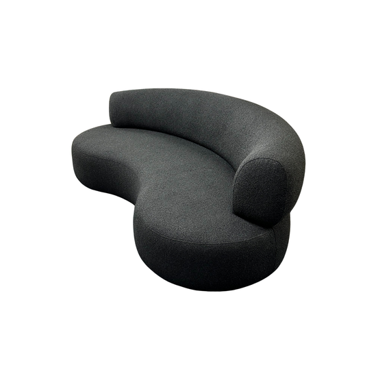 S2006 Geschwungenes Bouclé-Sofa