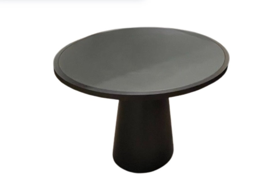 T2002 Runder Esstisch in Matt Schwarz
