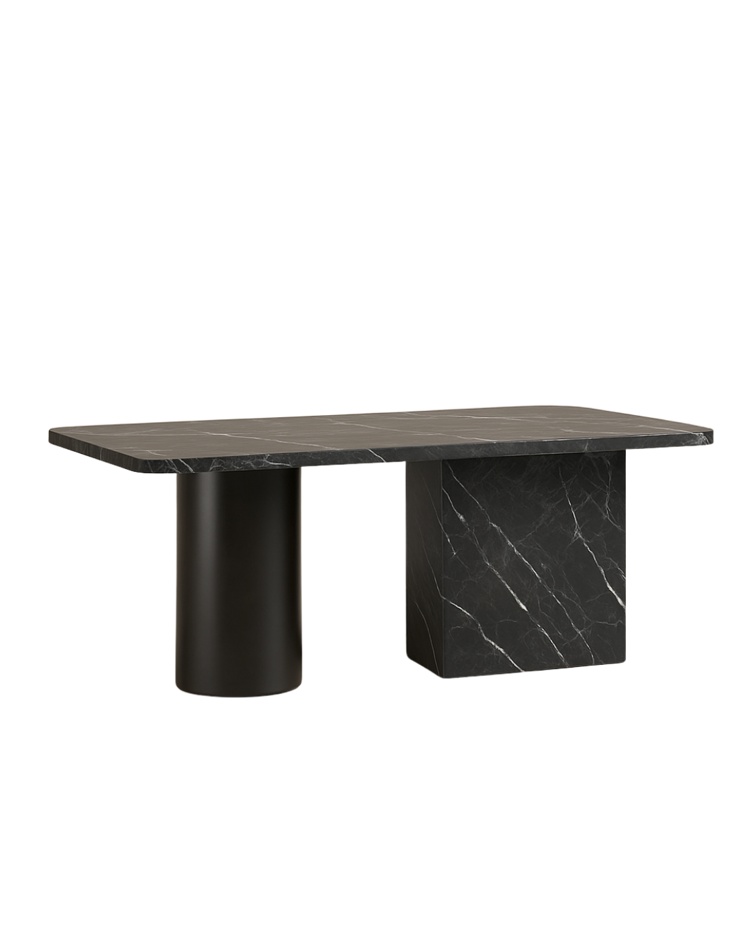T2035 Esstisch in Schwarz