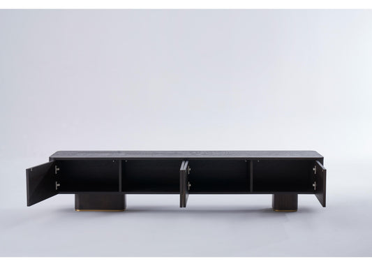 TU1201 TV-Möbel aus dunkler Eiche