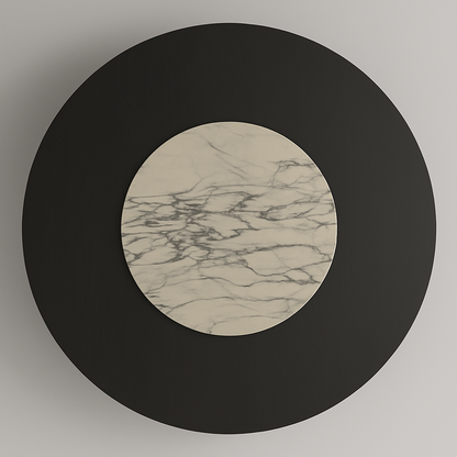 T2004 Runder Esstisch mit Marmordetail