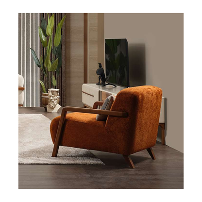 A1102 Zimtbraun Sessel