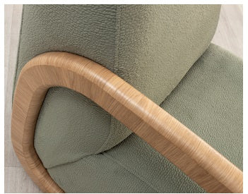 A1304 Sessel mit Holzrahmen in Ringform