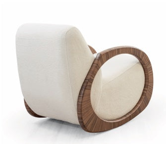 A1304 Sessel mit Holzrahmen in Ringform