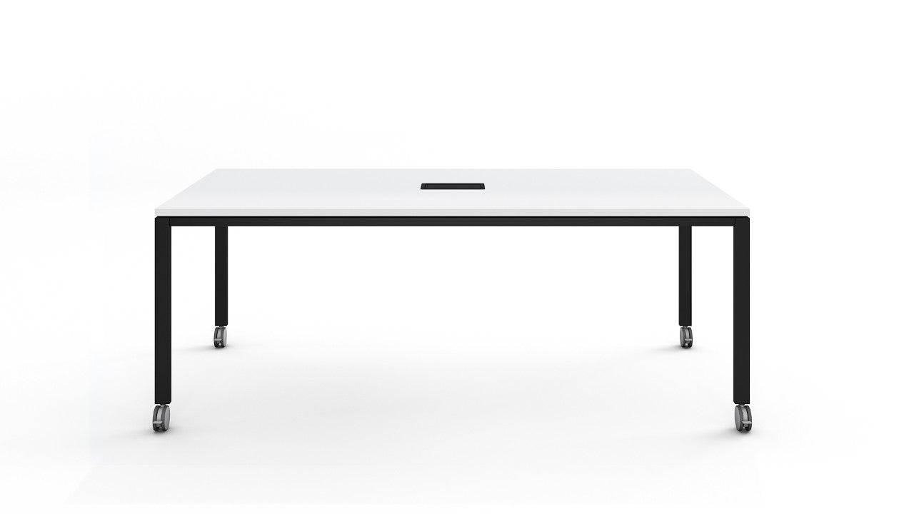 F2206.2 Bürotisch mit Rollen