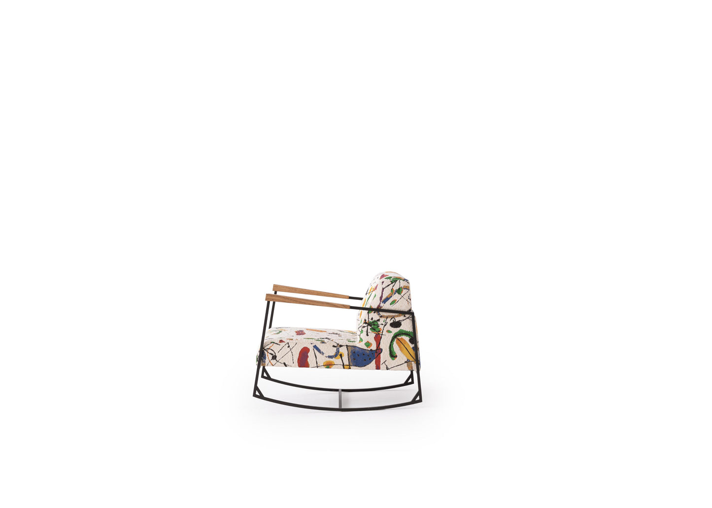 A0127 Schaukelsessel mit Metallrahmen