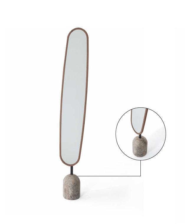 M1601 360° Spiegel mit Marmorbein