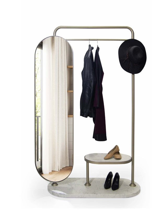 MD1501 180° Spiegel mit Kommode