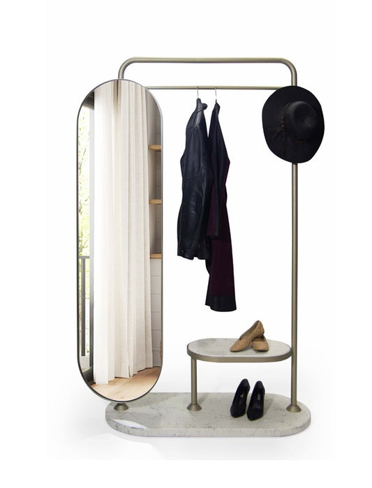 MD1501 180° Spiegel mit Kommode