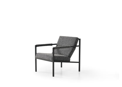 A0131 Sessel mit Metallrahmen