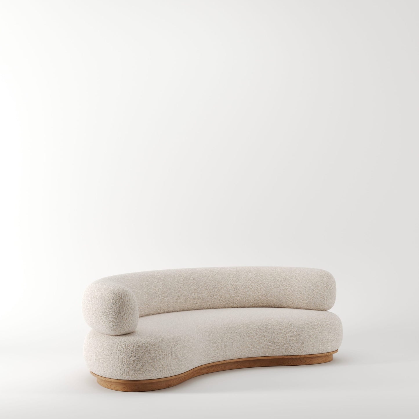 S0102 Ovals Bouclé-Sofa