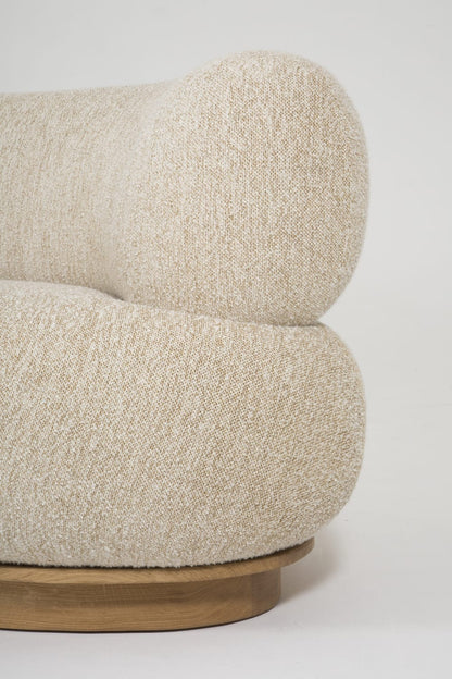 S0102 Ovals Bouclé-Sofa