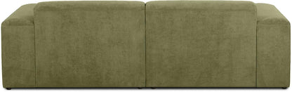 S0103 Ecksofa aus Feincord-Samt