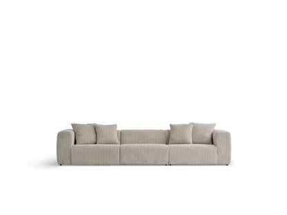 S0105 Cord-Stoffsofa in Beige