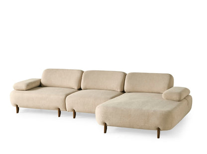 S1101 Ecksofa aus Bouclé-Stoff