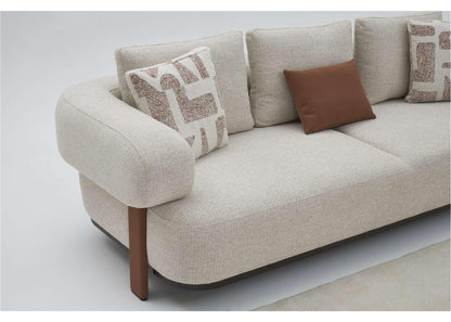 S1206 3-plätzigs Stoffsofa