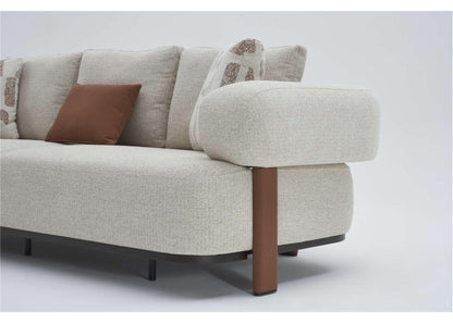 S1206 3-plätzigs Stoffsofa