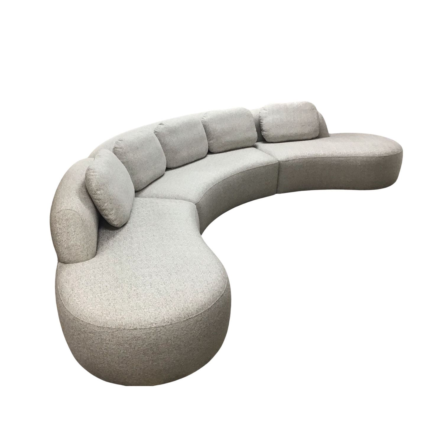 S2009 Geschwungenes Stoffsofa