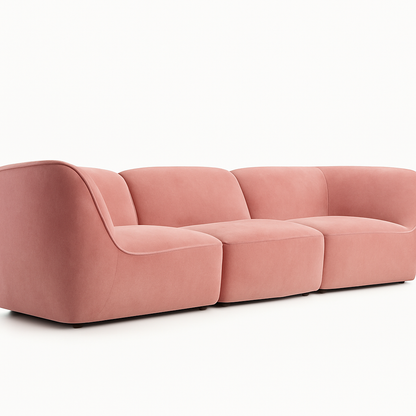 S2032 Elegants Dreisitzer Sofa