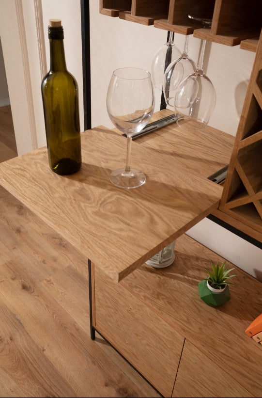 SP1404 Weinregal aus Holz und Metall