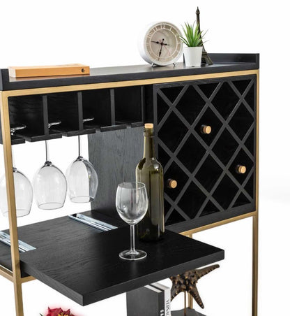 SP1404 Weinregal aus Holz und Metall