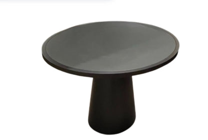 T2002 Runder Esstisch in Matt Schwarz