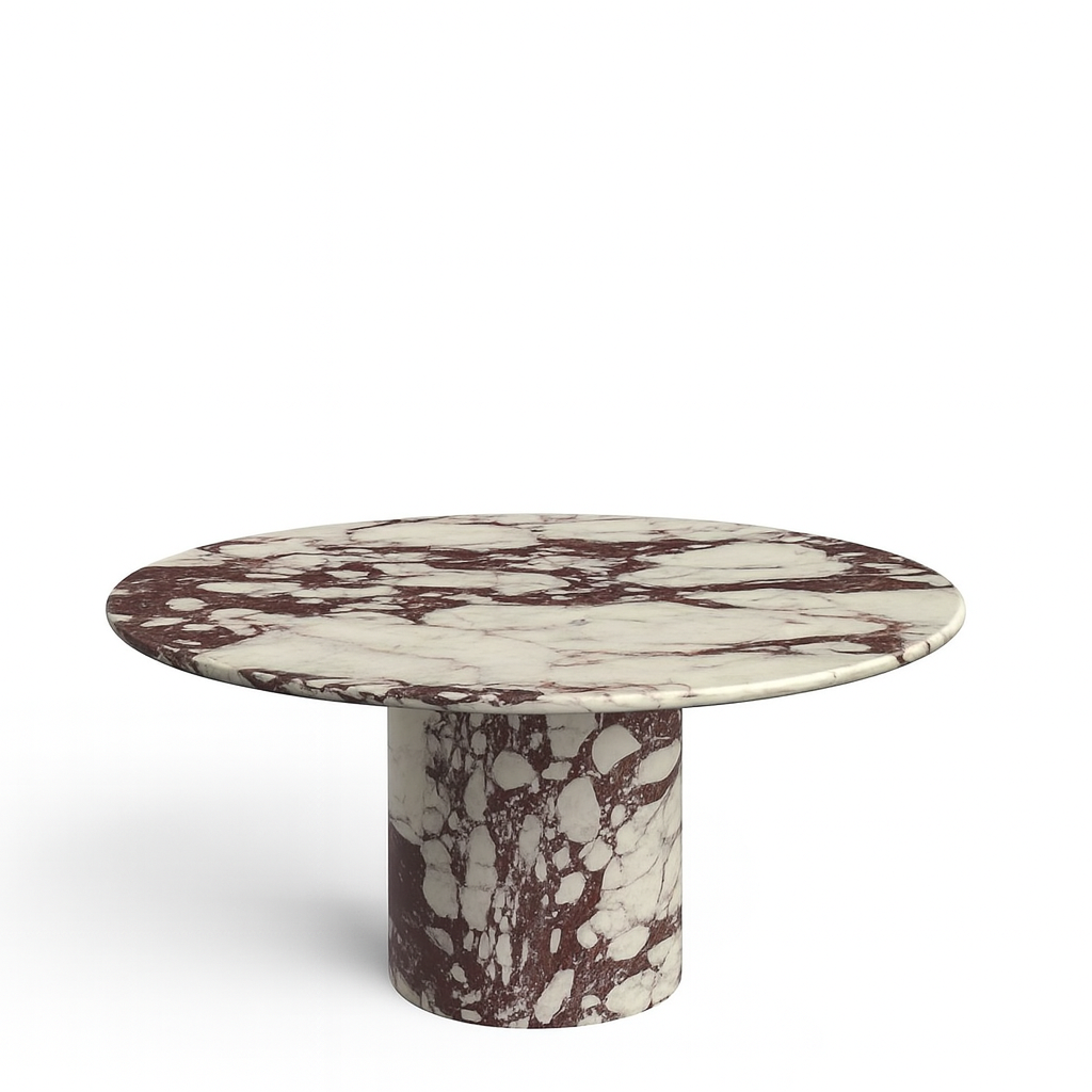 T2017 Runder Tisch aus Calacatta