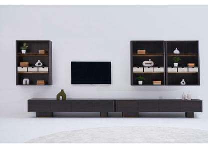 TU1201 TV-Möbel aus dunkler Eiche