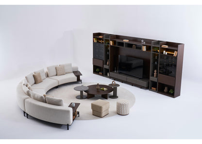 TU1202 TV-Einheit aus Nussbaum