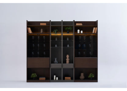 TU1202 TV-Einheit aus Nussbaum