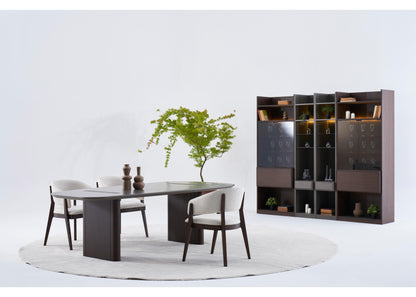 TU1202 TV-Einheit aus Nussbaum