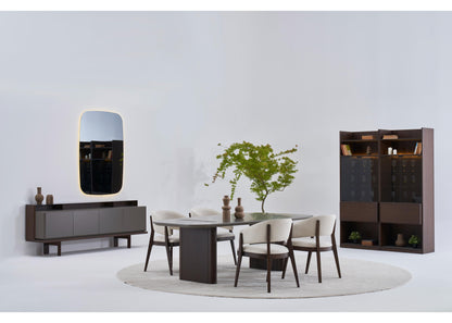 TU1202 TV-Einheit aus Nussbaum