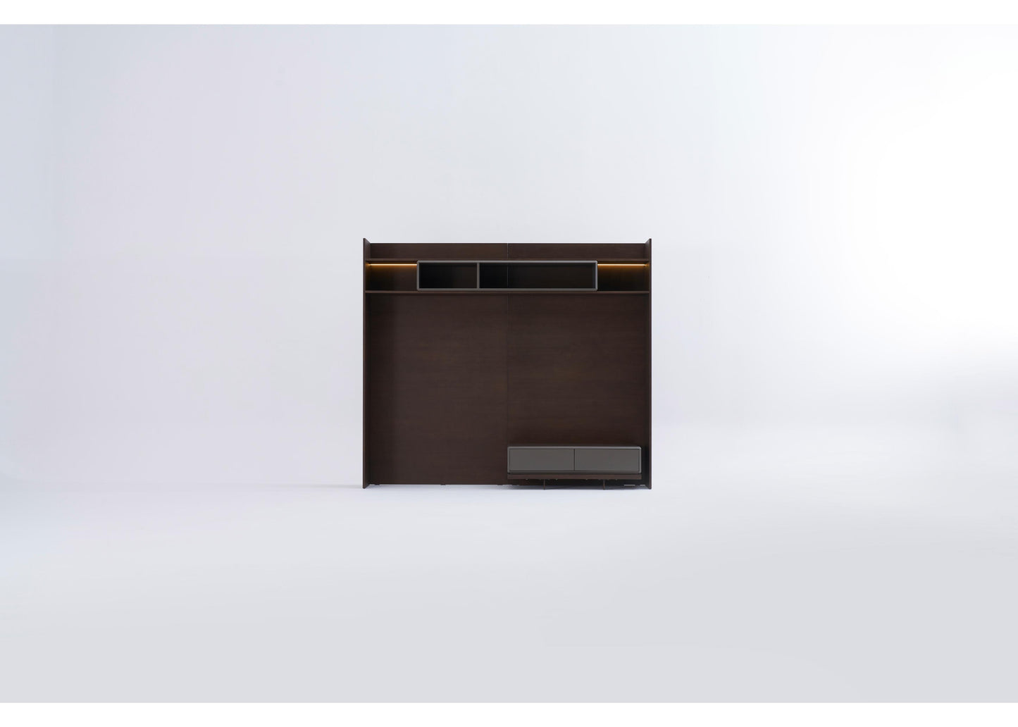 TU1202 TV-Einheit aus Nussbaum