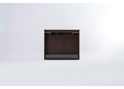 TU1202 TV-Einheit aus Nussbaum