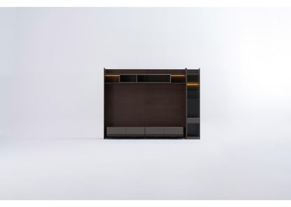 TU1202 TV-Einheit aus Nussbaum