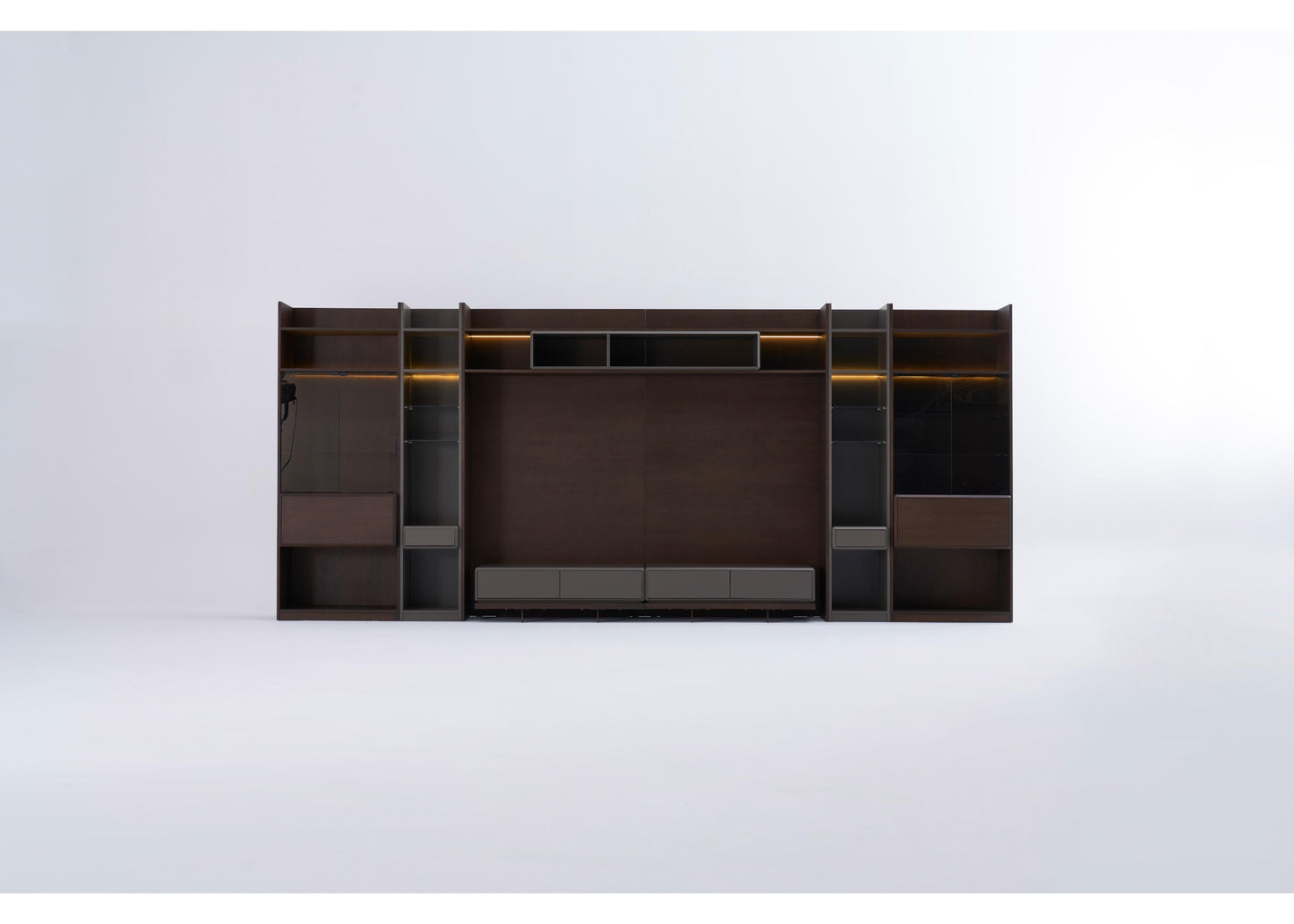 TU1202 TV-Einheit aus Nussbaum