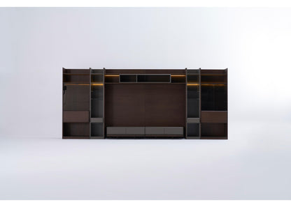 TU1202 TV-Einheit aus Nussbaum