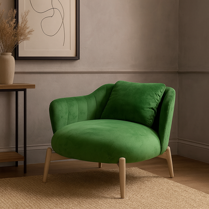 A2006 Grüner Polstersessel