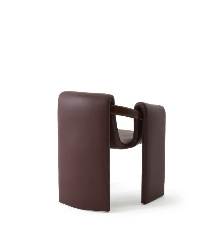 C0113 Designstuhl mit Lederbezug