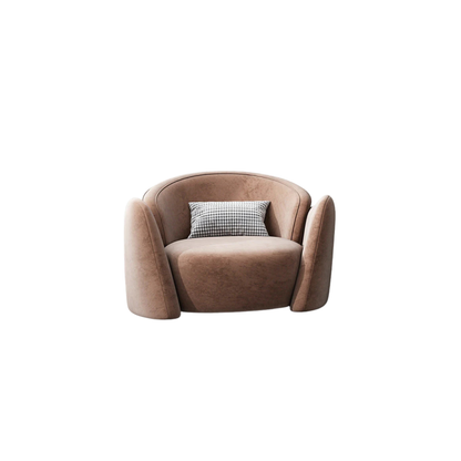 A0117 Eleganter Sessel mit sanfter Rundung