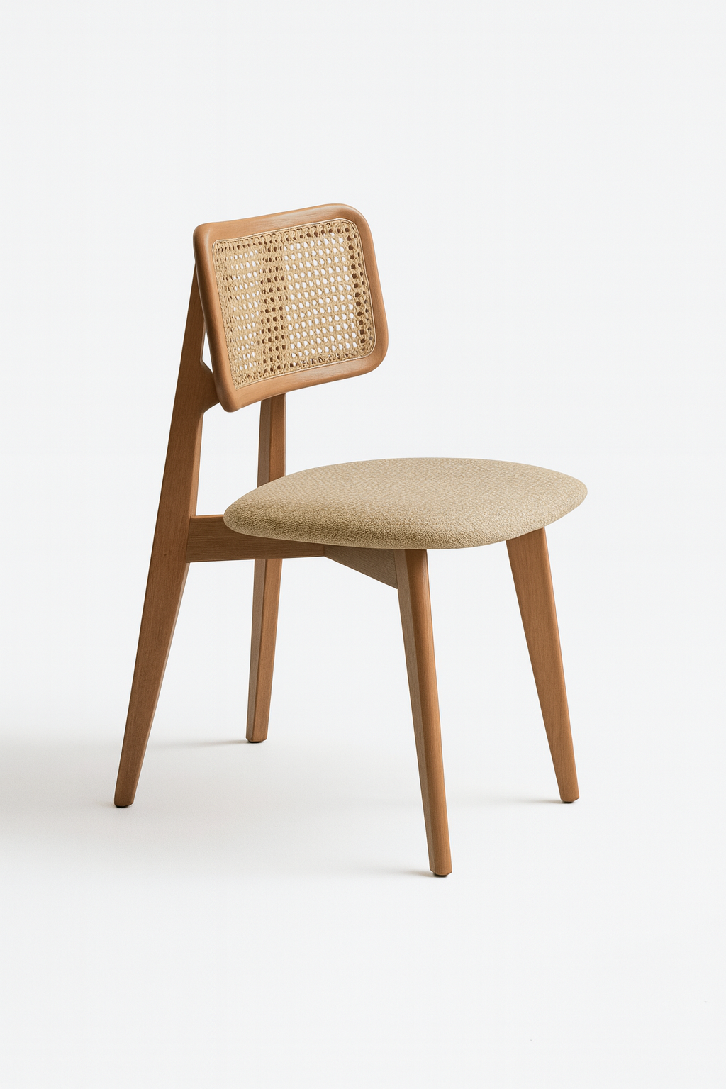 C0312 Stuhl mit Gflochtem Rücken