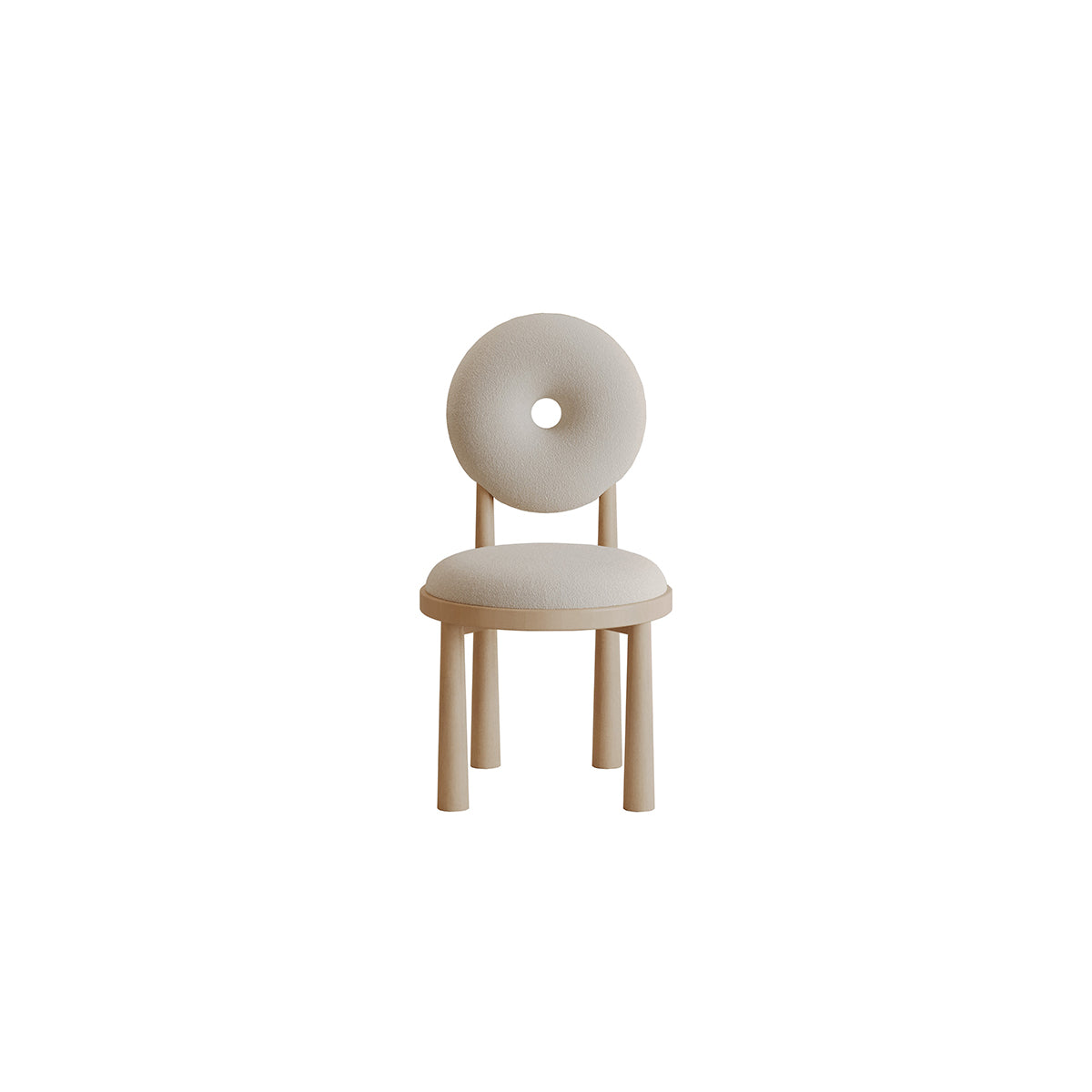 C0111 Stuhl mit runde Rückelehn