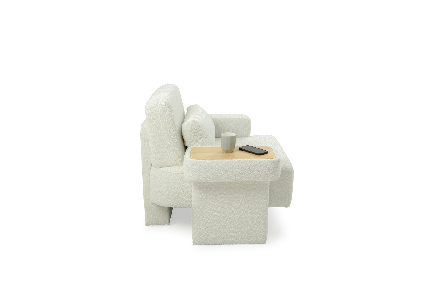 A0120 Sessel mit integrierter Ablage