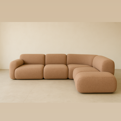 S2021 Ecksofa mit sanfte Linien