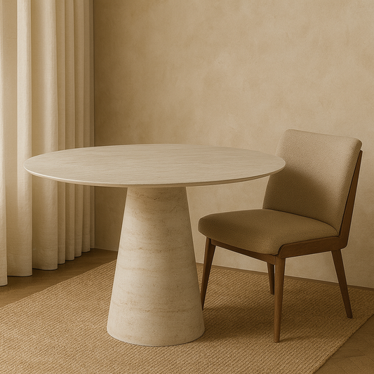 T0507 Esstisch aus Travertin