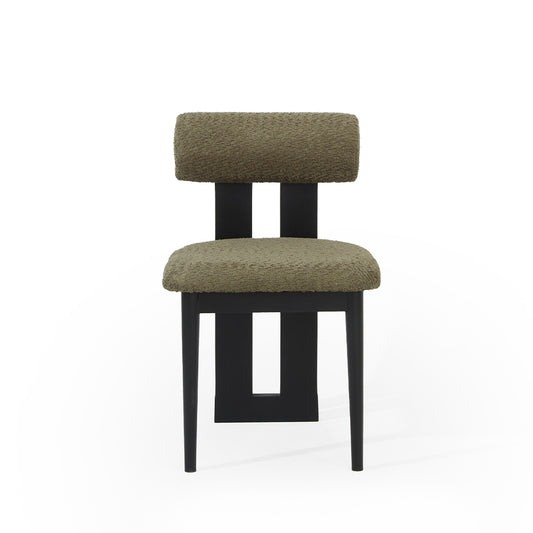 C0204 Bouclé Stoff Stuhl